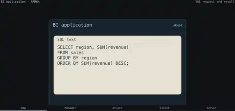 Preview: How an application reaches a database