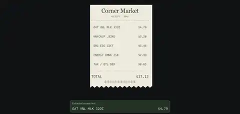 Preview: Match the receipt to the order